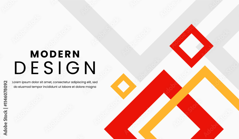 Red and yellow abstract geometric background vector illustration Red and yellow abstract geometric background vector illustration