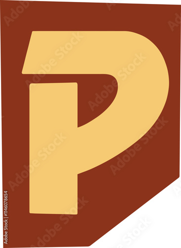 Ransom Note Letter P