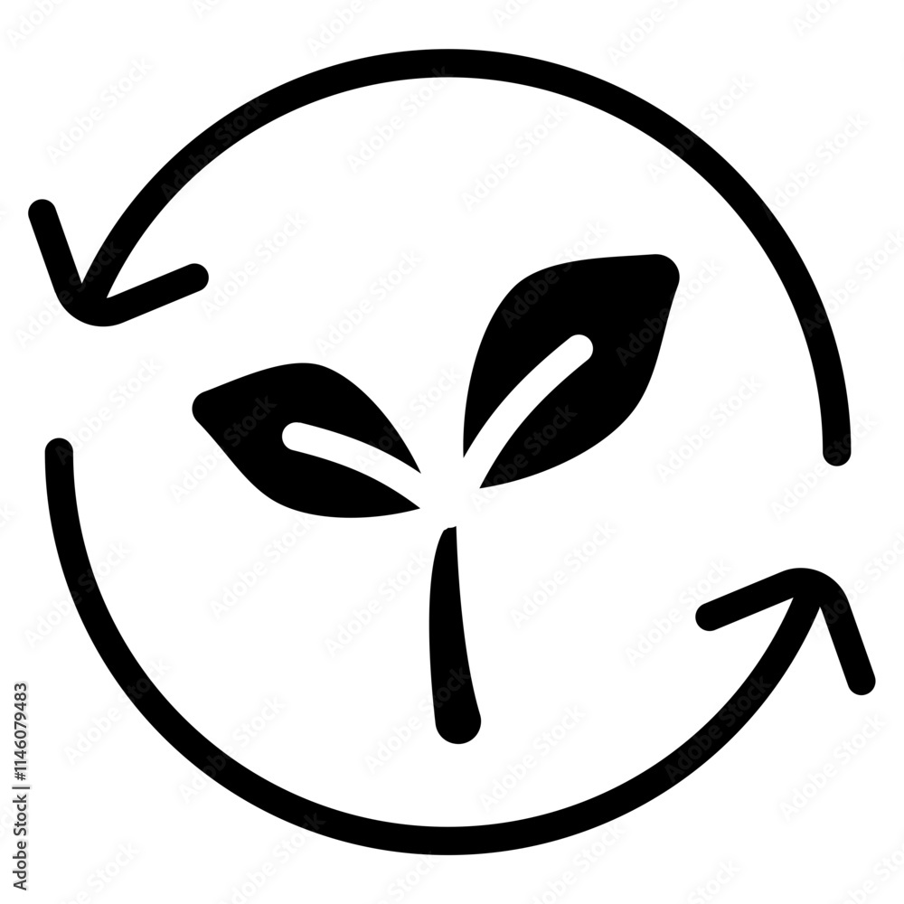 Composting Solid Icon Composting Solid Icon