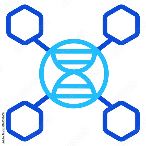 DNA amplification Duoline Icon