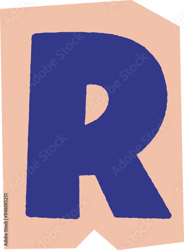 Ransom Note Letter R