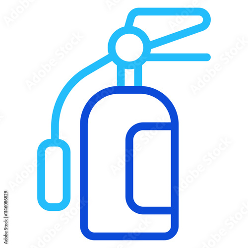 Fire extinguisher Duoline Icon
