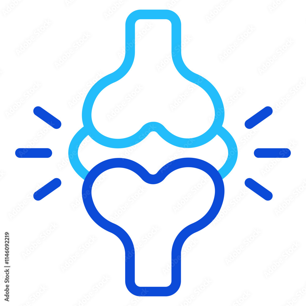 Obraz premium Joints Duoline Icon