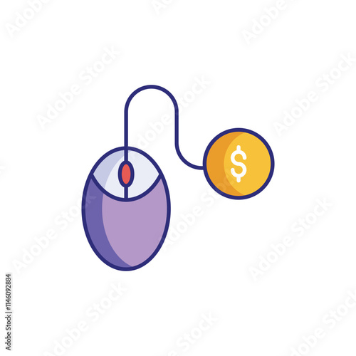 Pay Per Click vector icon