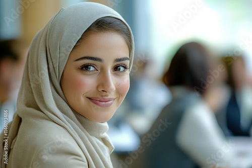 Cute beige shelf with K-pop action figures and dolls, AI generative.... Beautiful simple AI generated image