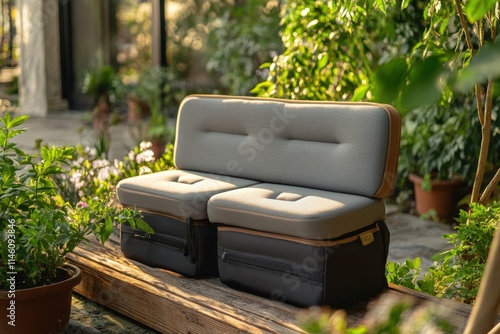 Comfortable Garden Kneeler and Seat with Cushion for Easy Planting and Weeding Tasks photo