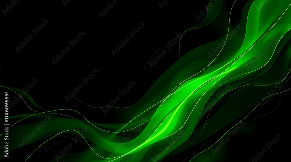 abstract green smoke background, abstract technology background, ppt copy space, copy space backgrounds abstract green smoke background, abstract technology background, ppt copy space, copy space backgrounds