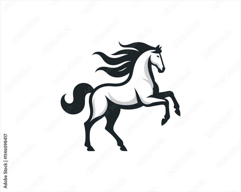 Horse logo design icon symbol vector illustration. Horsepower silhouette logo. Animal logo. Black color horse icon logo vector template. Horse logo design icon symbol vector illustration. Horsepower silhouette logo. Animal logo. Black color horse icon logo vector template.