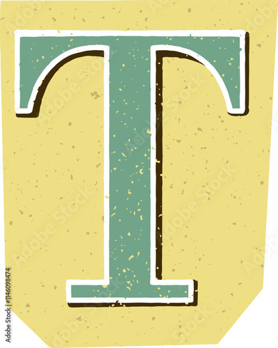Ransom Note Letter T