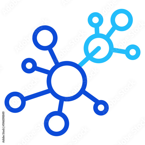 Molecule Duoline Icon