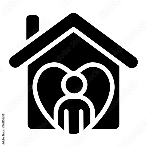Orphanage Solid Icon