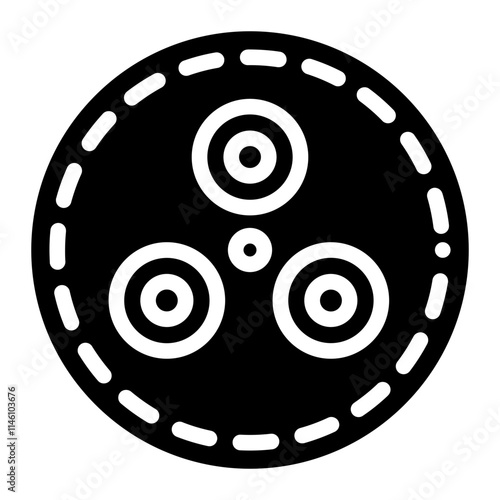 Quark Solid Icon