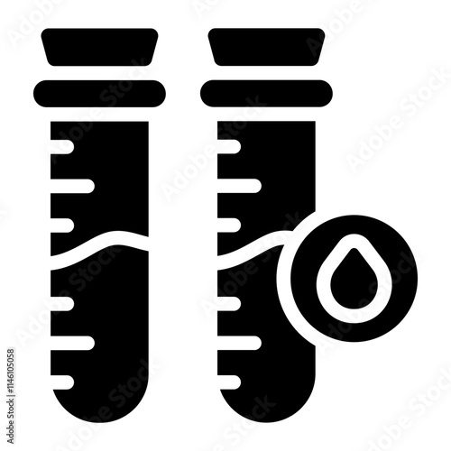 Sample collection Solid Icon