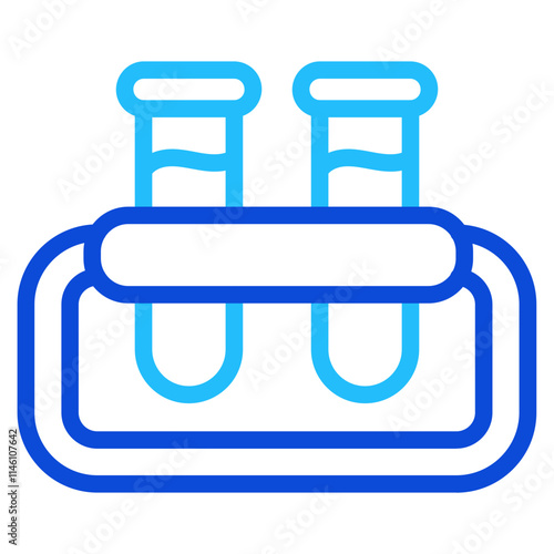 Test tube table Duoline Icon