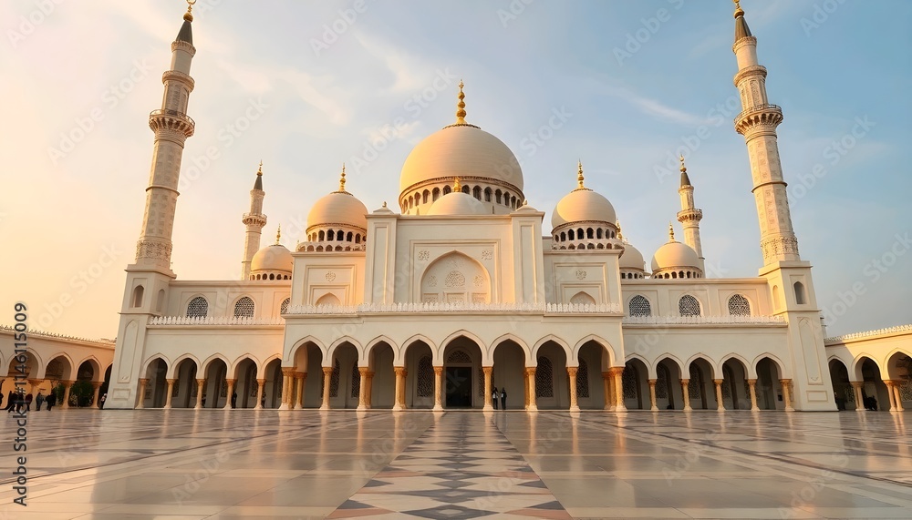 Obraz premium the best mosque in the world, great architecture/buildings of muslim unity.