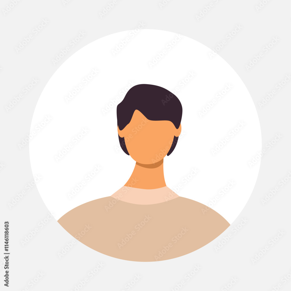 Vector flat illustration. Men and women in different styles. Avatar, user profile, person icon, profile picture. Suitable for social media profiles, icons, screensavers and as a template. Vector flat illustration. Men and women in different styles. Avatar, user profile, person icon, profile picture. Suitable for social media profiles, icons, screensavers and as a template.