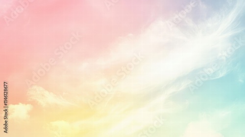 colorful clouds, sunset clouds sky, blue, yellow, orange, pink clouds