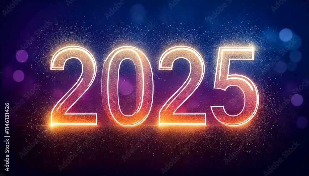 Happy new year 2025 beautiful abstract design banner Happy new year 2025 beautiful abstract design banner