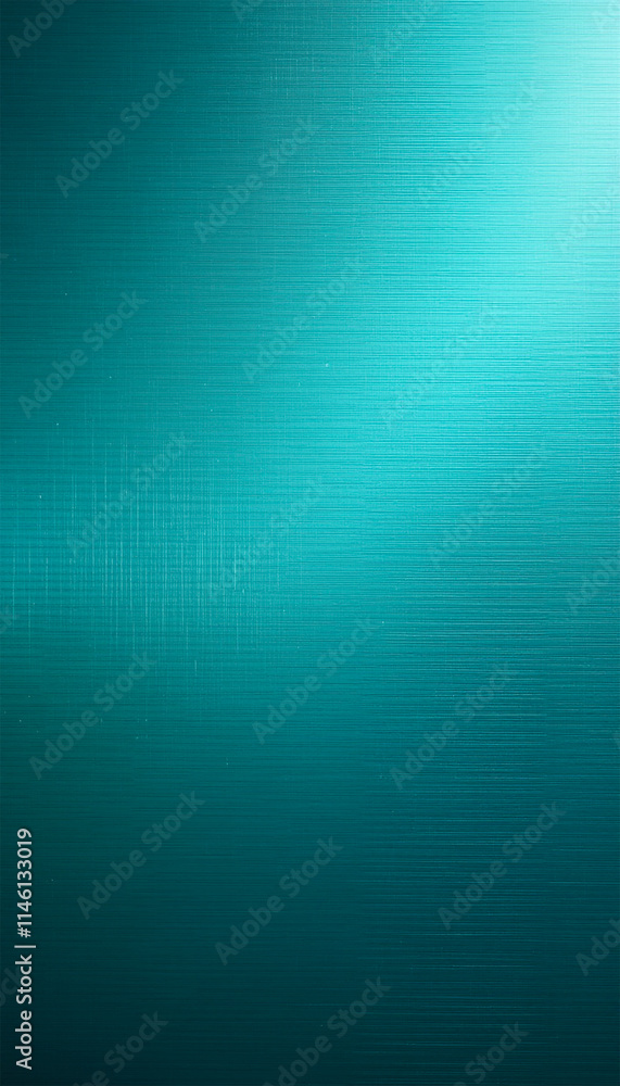 Soft Reflective Brushed Metallic Teal Background: Gradient Texture with Copy Space Soft Reflective Brushed Metallic Teal Background: Gradient Texture with Copy Space