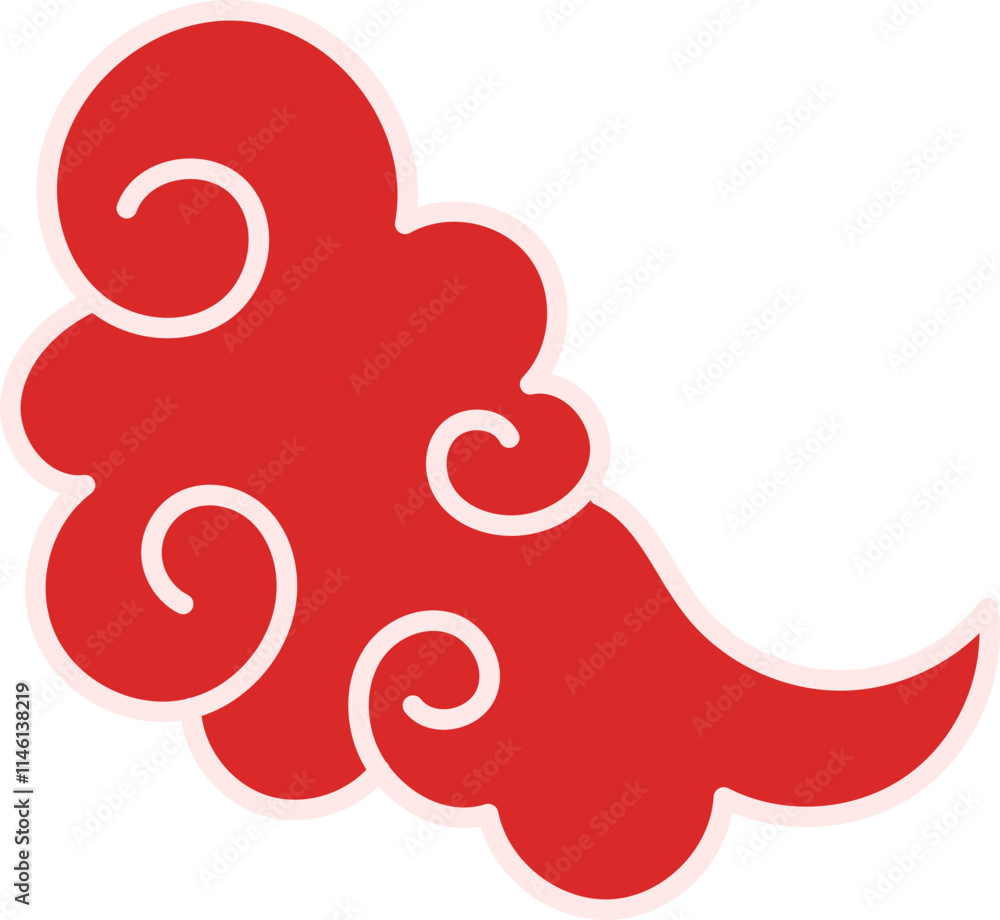 red cloud chinese new year celebration ornament red cloud chinese new year celebration ornament