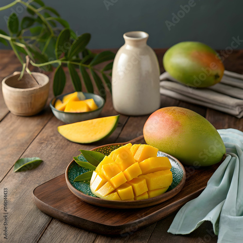 delicious mango still life
