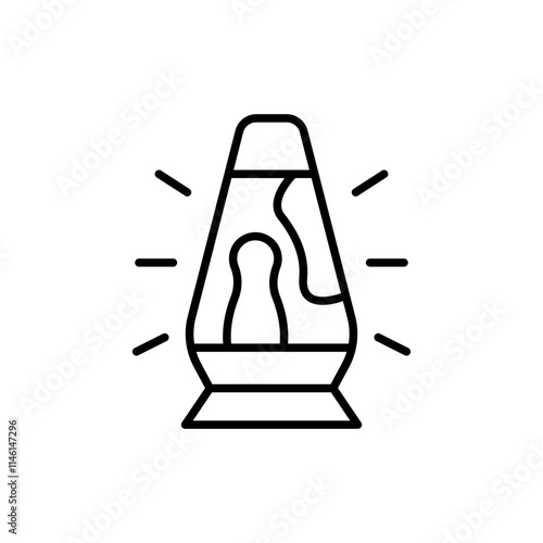 Party Lighting outline icons, minimalist vector illustration ,simple transparent graphic element .Isolated on white background
