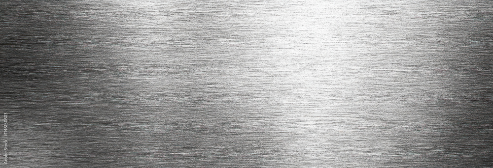Brushed Metallic Surface Close-up, Reflective Texture, Industrial Design Element, Silver Gray Gradient, Abstract Pattern Brushed Metallic Surface Close-up, Reflective Texture, Industrial Design Element, Silver Gray Gradient, Abstract Pattern