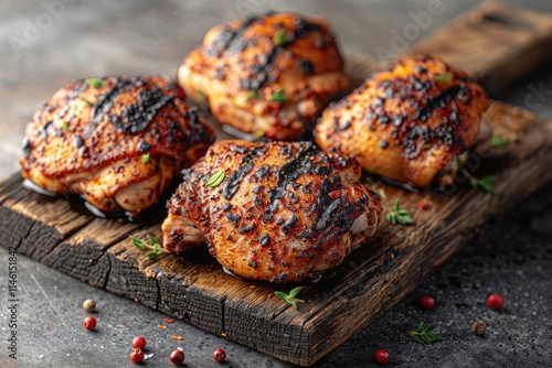 Wallpaper Mural Tender chicken thighs with a spicy rub Torontodigital.ca