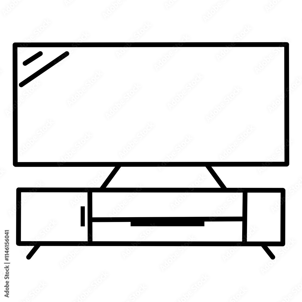 TV bengh, place, monitor, house, furniture, tv, shelf, television free vector icon TV bengh, place, monitor, house, furniture, tv, shelf, television free vector icon