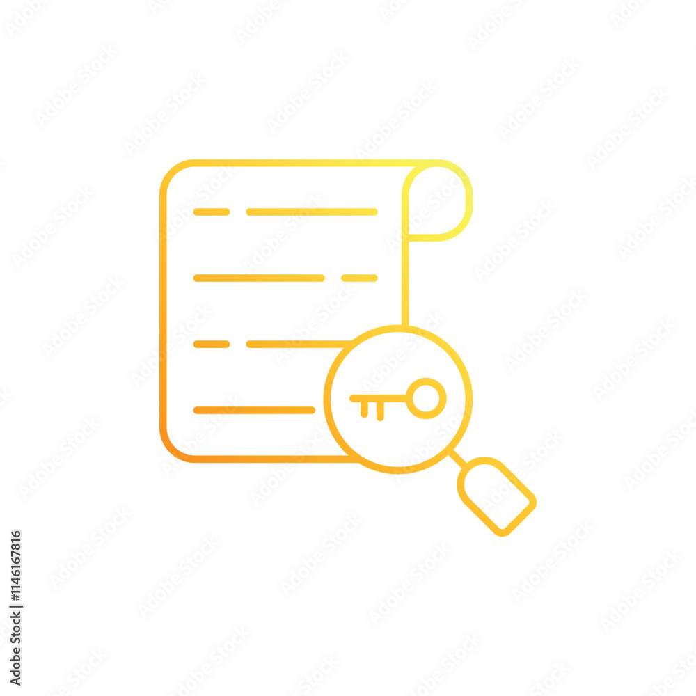 Keyword Research vector icon Keyword Research vector icon