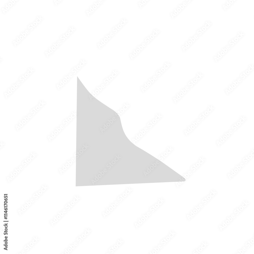 vector illustration of high and steep cliff vector illustration of high and steep cliff