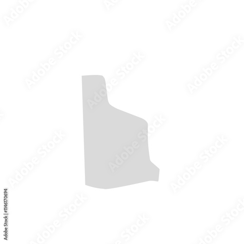 vector illustration of high and steep cliff