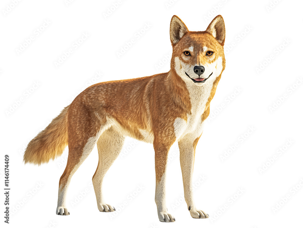 Realistic Dingo Portrait, PNG Transparent Realistic Dingo Portrait, PNG Transparent