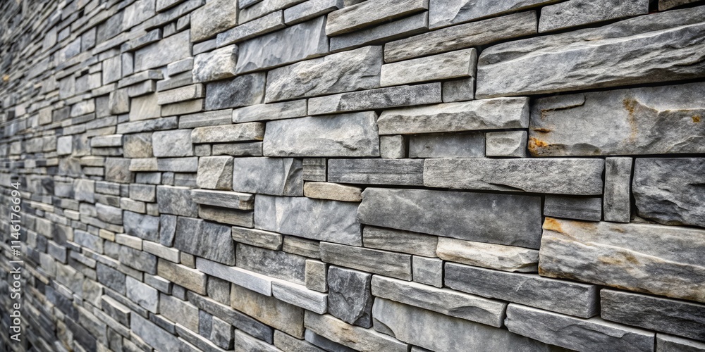 Wide-Angle Gray Stone Wall Texture Background Banner - High-Resolution Image Wide-Angle Gray Stone Wall Texture Background Banner - High-Resolution Image