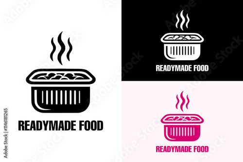 food box, tiffin, heating, food container, hot, parcel, balls, potato, fries, ready made food, premade food, restaurant logo, food stalls, hungry, tiffin service, illustration, vectors, icon