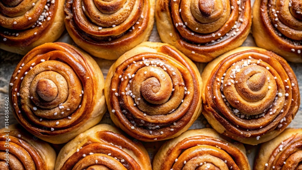 Sweet Cinnamon Buns Baked to Golden Perfection with a Sweet Glaze and Sugar Topping Sweet Cinnamon Buns Baked to Golden Perfection with a Sweet Glaze and Sugar Topping