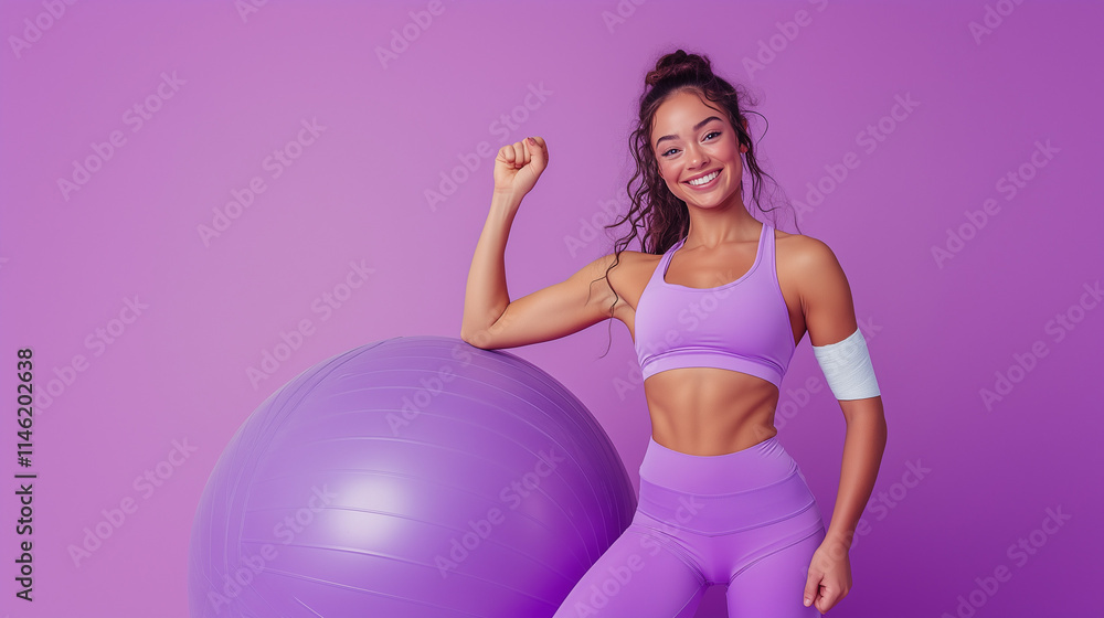 Mujer fitness aeróbic Mujer fitness aeróbic