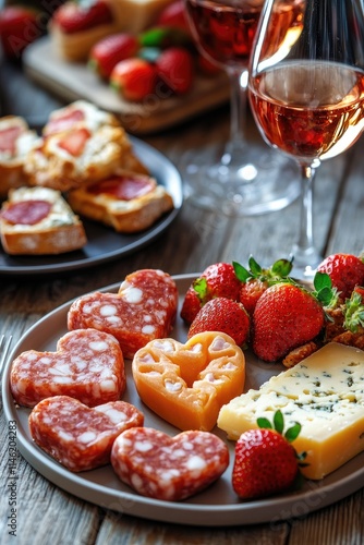 Valentine's Day Heart Snacks.