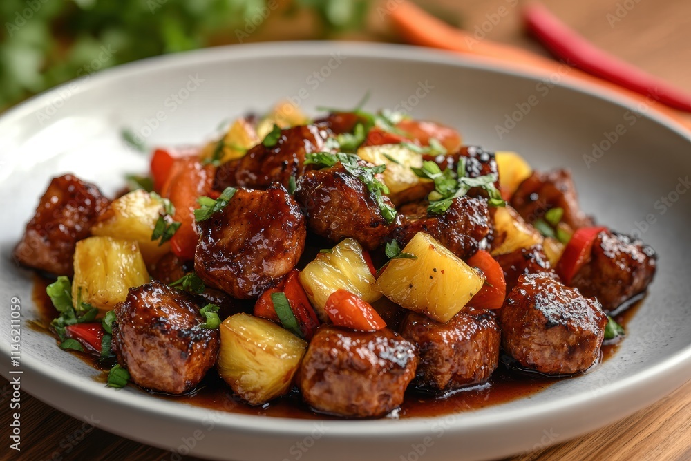 Savoring Sweet and Sour Pork A Culinary Delight in a Cozy Kitchen Savoring Sweet and Sour Pork A Culinary Delight in a Cozy Kitchen