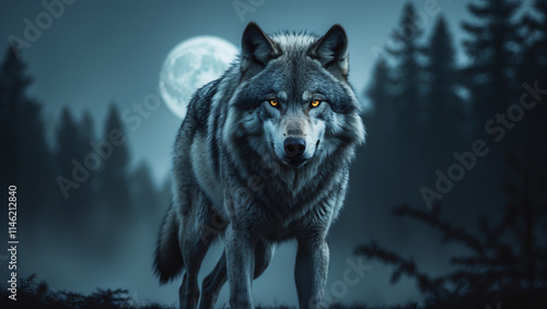 Explore stunning wolf images and art: from majestic howling wolves to lone wolf portraits. Perfect for nature lovers, presentations, and creative designs. photo