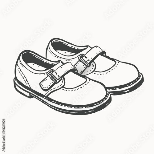 Black formal shoes for businessman vector illustration. Cartoon isolated pair of male classic leather footwear with laces for gentleman .Vector illustration