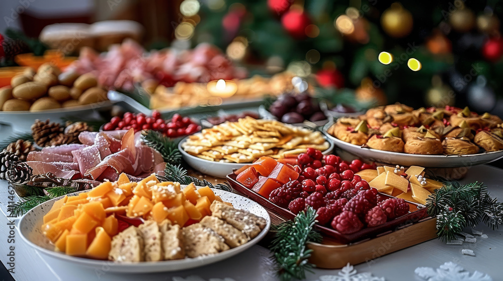 Cozy Christmas Dinner Spread Cozy Christmas Dinner Spread