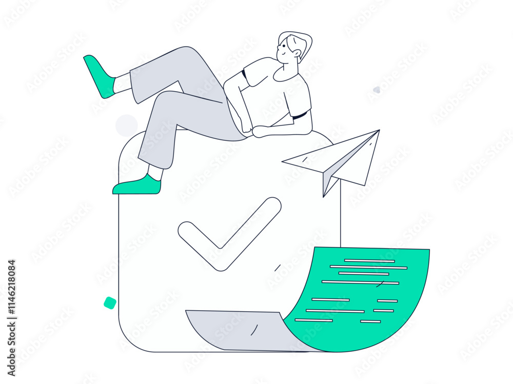 Personnel doing job interview flat vector concept operation hand drawn illustration
Personnel doing job interview flat vector concept operation hand drawn illustration