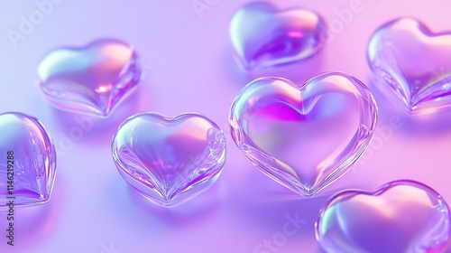 Background with hearts 