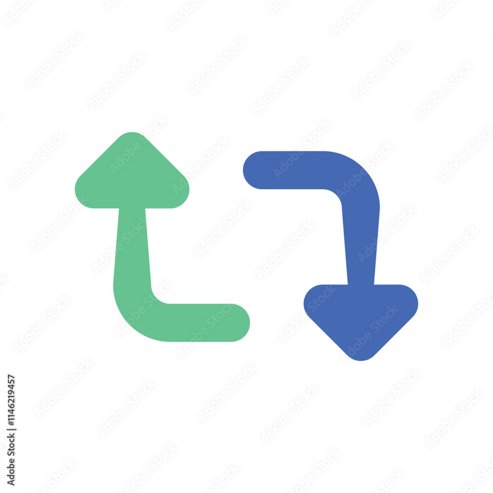 Retweet icon. Simple style Social media theme company poster background symbol. Retweet brand logo design element. Retweet t-shirt printing. Vector for sticker. Retweet icon. Simple style Social media theme company poster background symbol. Retweet brand logo design element. Retweet t-shirt printing. Vector for sticker.