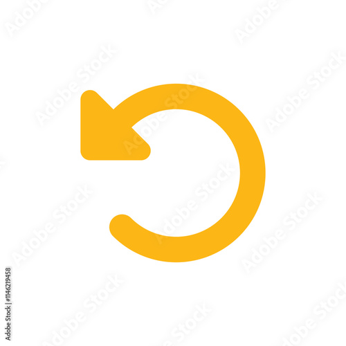 Refresh icon. Simple style technology theme poster background symbol. Refresh brand logo design element. Refresh t-shirt printing. Vector for sticker.