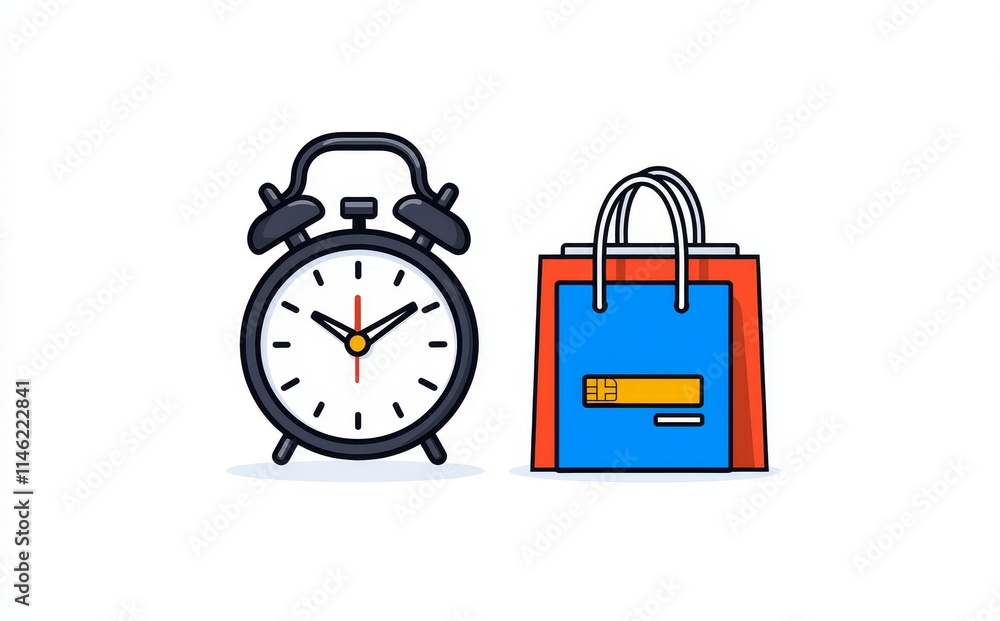 Timing is important when it comes to credit history, as symbolized by the clock and credit card. Timing is important when it comes to credit history, as symbolized by the clock and credit card.