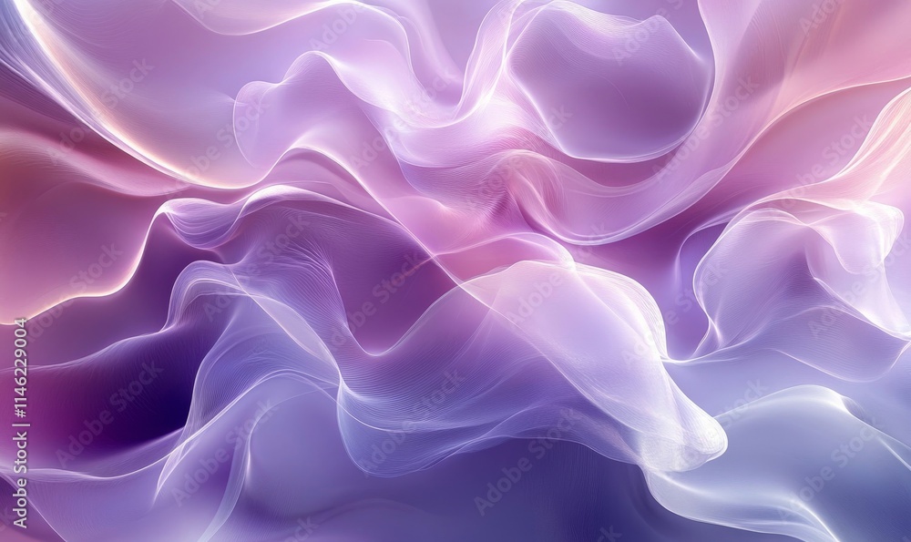 Delicate Lavender Colors Abstract Digital Background, Generative AI Delicate Lavender Colors Abstract Digital Background, Generative AI