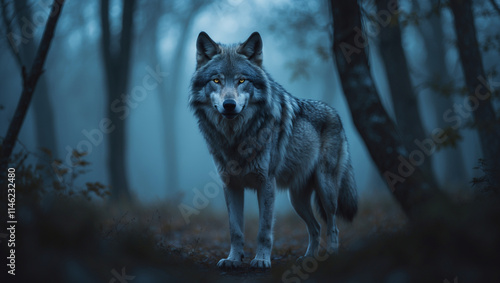 Explore stunning wolf images and art: from majestic howling wolves to lone wolf portraits. Perfect for nature lovers, presentations, and creative designs. photo