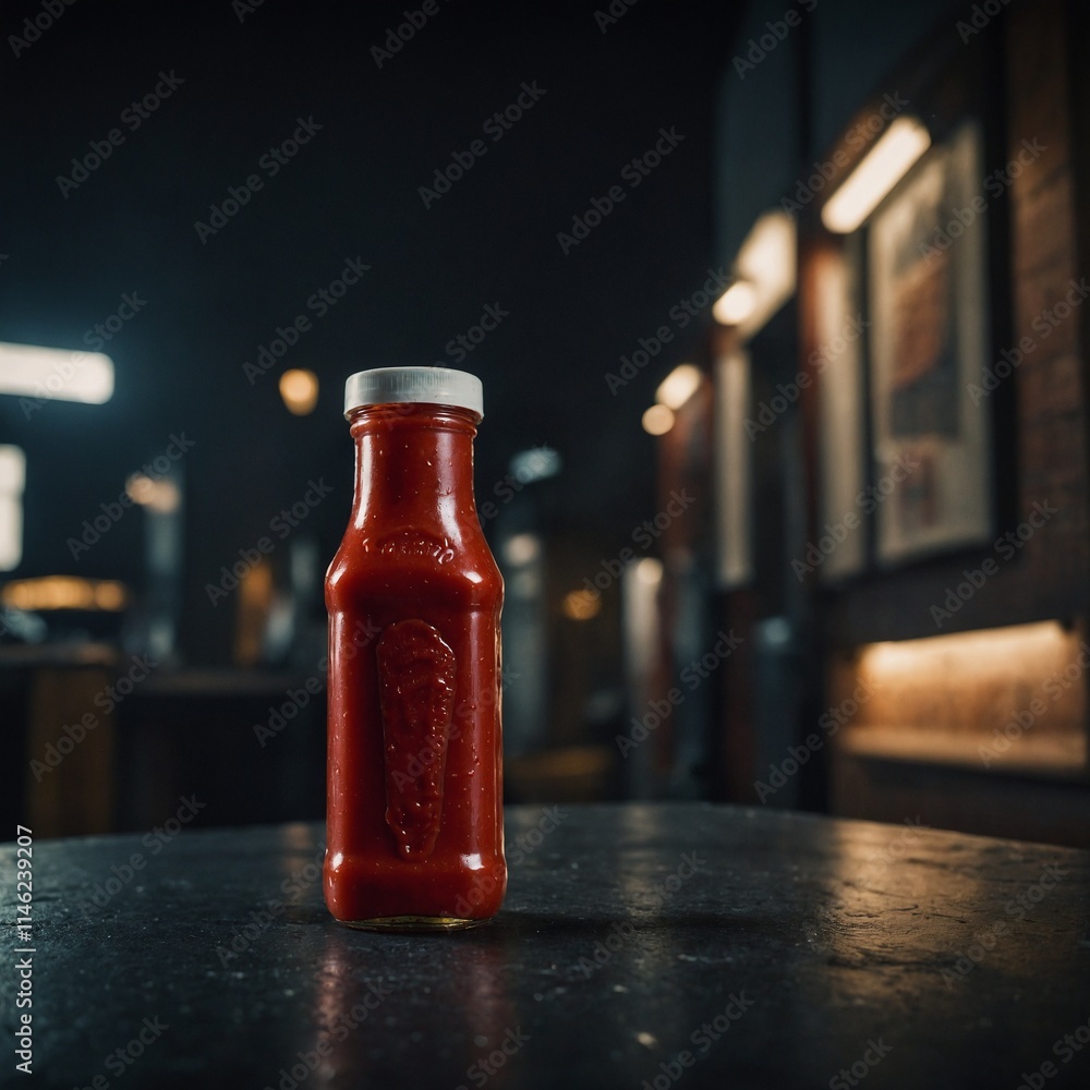 This ketchup bottle is packed with smooth, flavorful sauce for adding zest to any dish This ketchup bottle is packed with smooth, flavorful sauce for adding zest to any dish